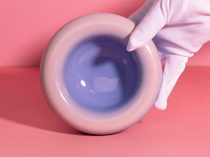 Colourful Bubble Bowl  Handmade Stoneware Bowl  Pastel Ceramic Dish  Modern Pottery