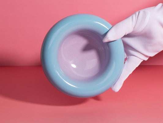 Handmade Pastel Gradient Ceramic Bowl | Decorative Catchall (14cm)