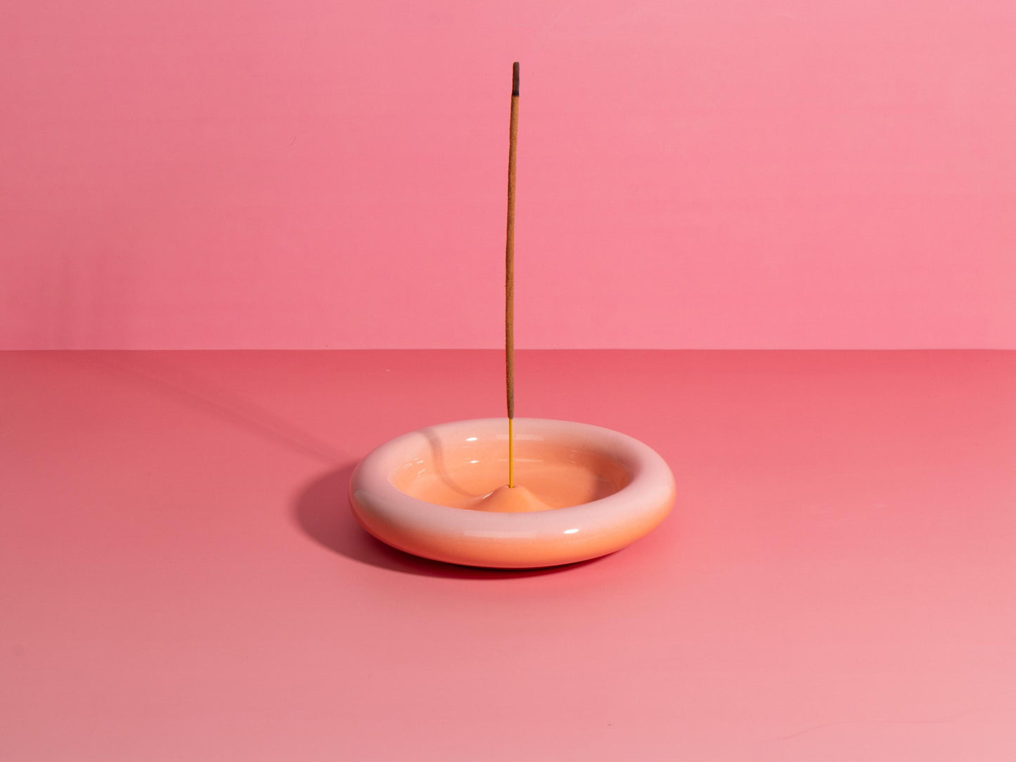 Handmade Ceramic Incense Holder, Colourful Donut Burner, Gift for Relaxation